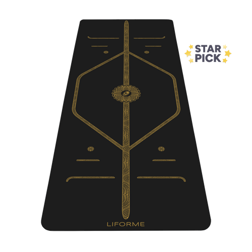 Liforme Black & Gold Yoga Mat