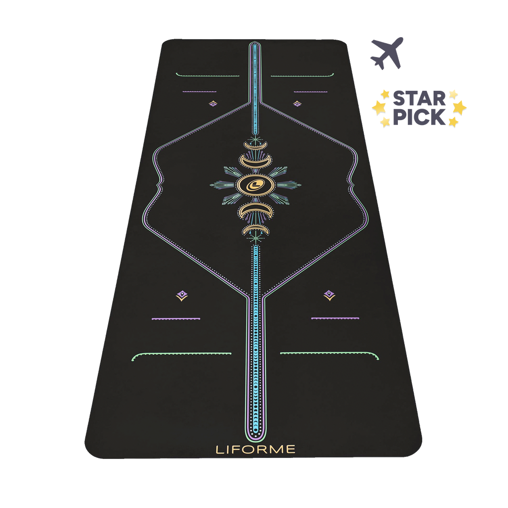 Liforme Cosmic Moon Travel Yoga Mat