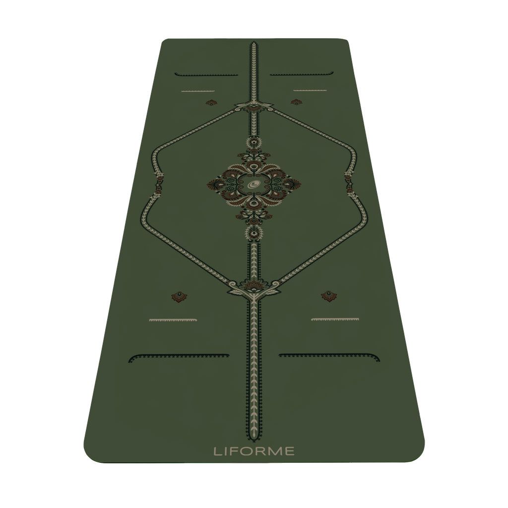 Liforme Deep Forest Mindful Garden Yoga Mat