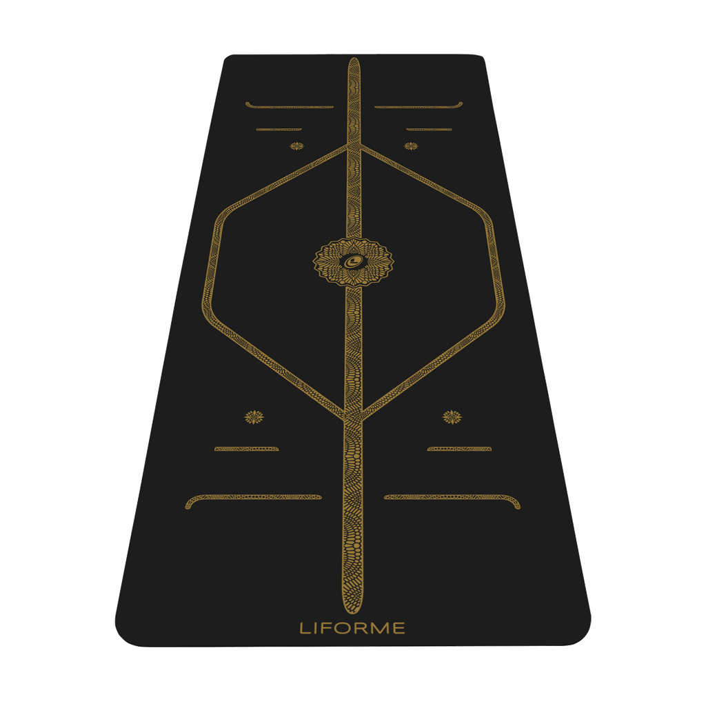Liforme Black & Gold Yoga Mat