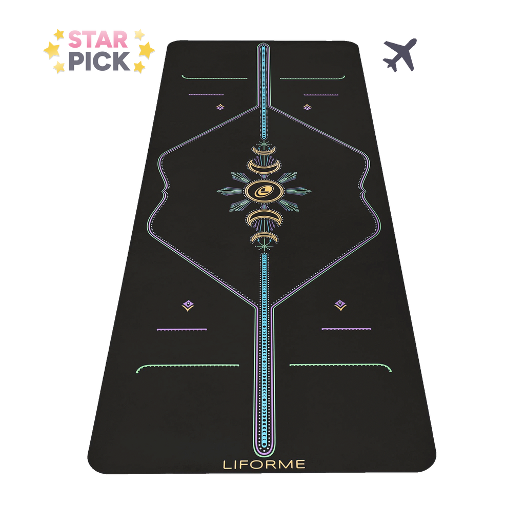 Liforme Cosmic Moon Travel Yoga Mat