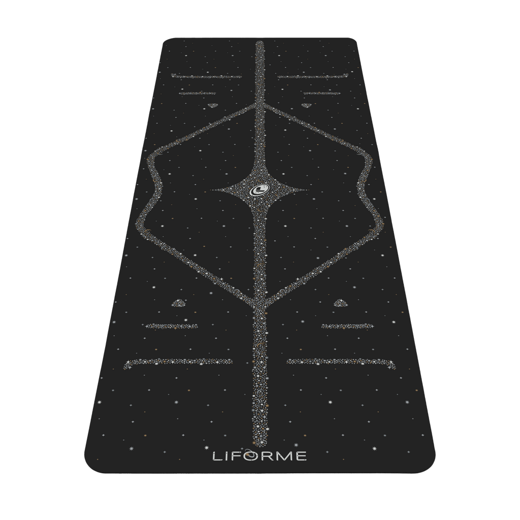 Liforme Magic Galaxy Yoga Mat - Gold & Silver