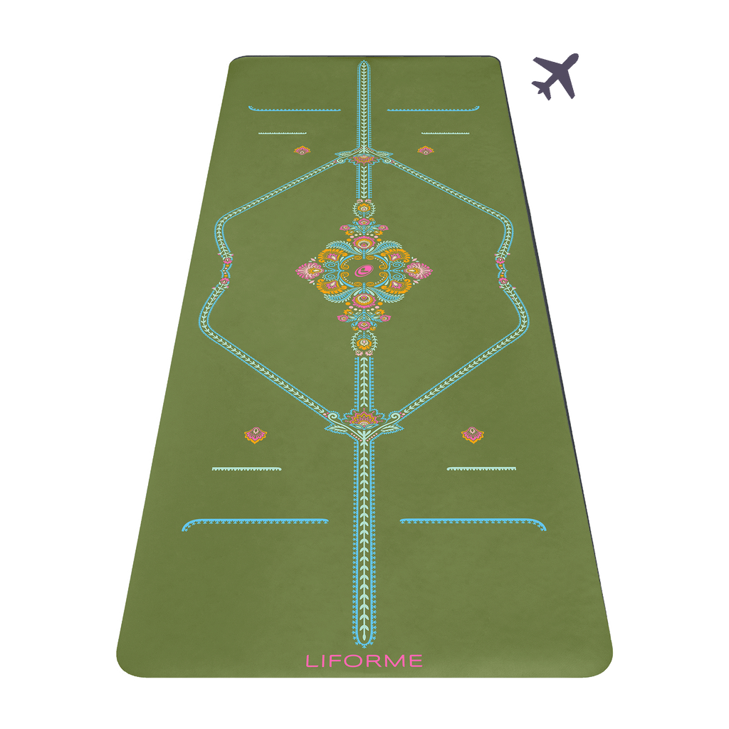 Liforme Mindful Garden Travel Yoga Mat