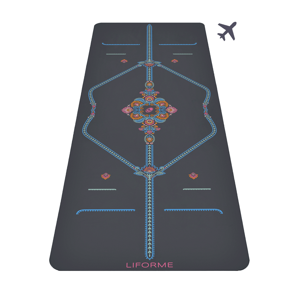 Liforme Mindful Garden Travel Yoga Mat