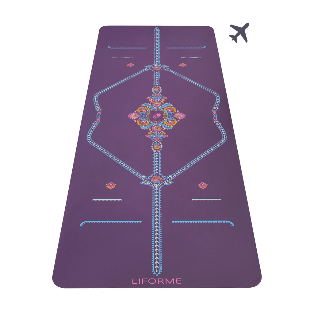 Liforme Mindful Garden Travel Yoga Mat