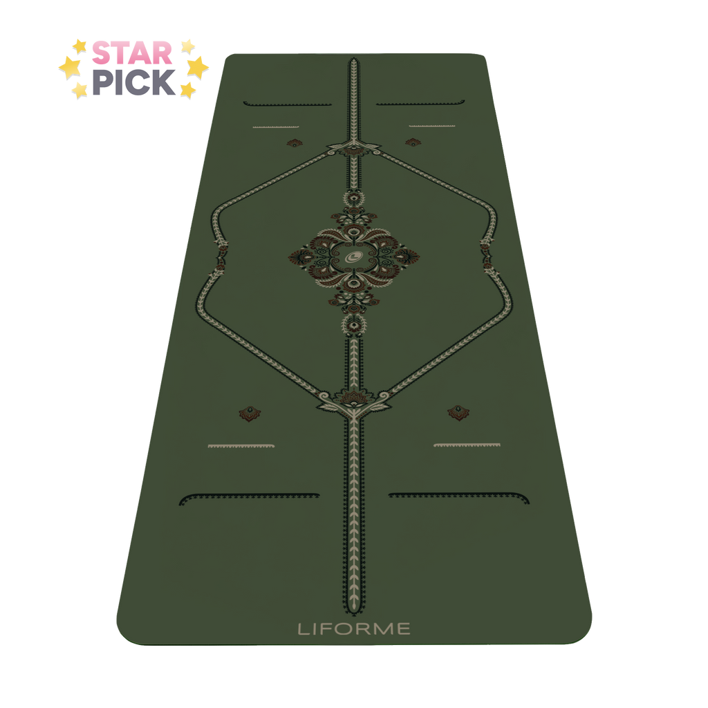 Liforme Deep Forest Mindful Garden Yoga Mat
