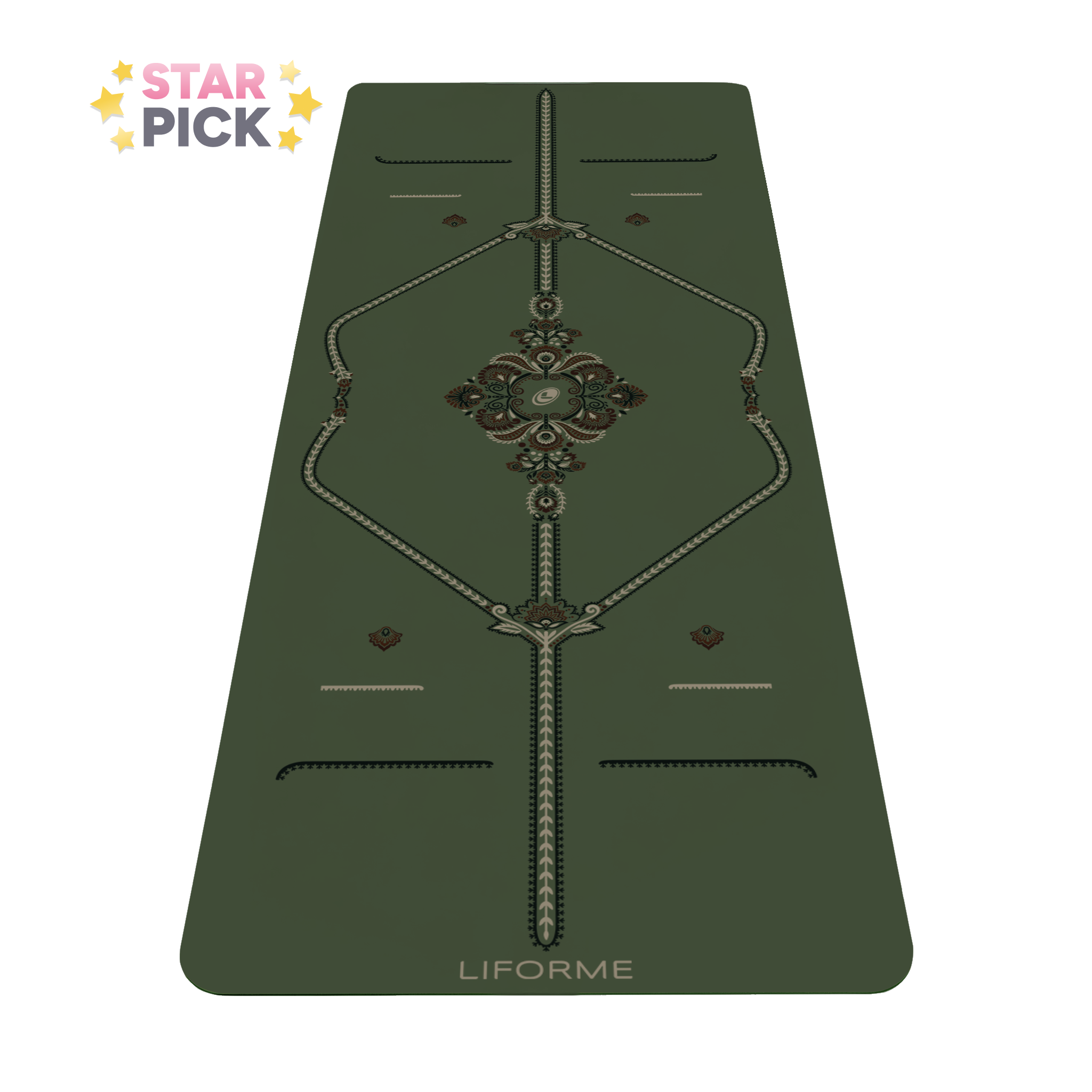 Liforme Deep Forest Mindful Garden Yoga Mat