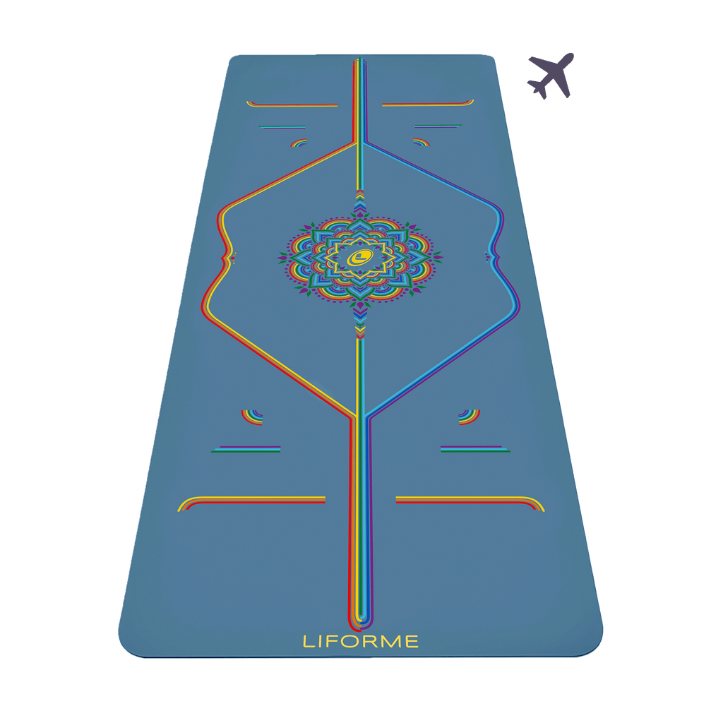 Liforme Rainbow Travel Yoga Mat