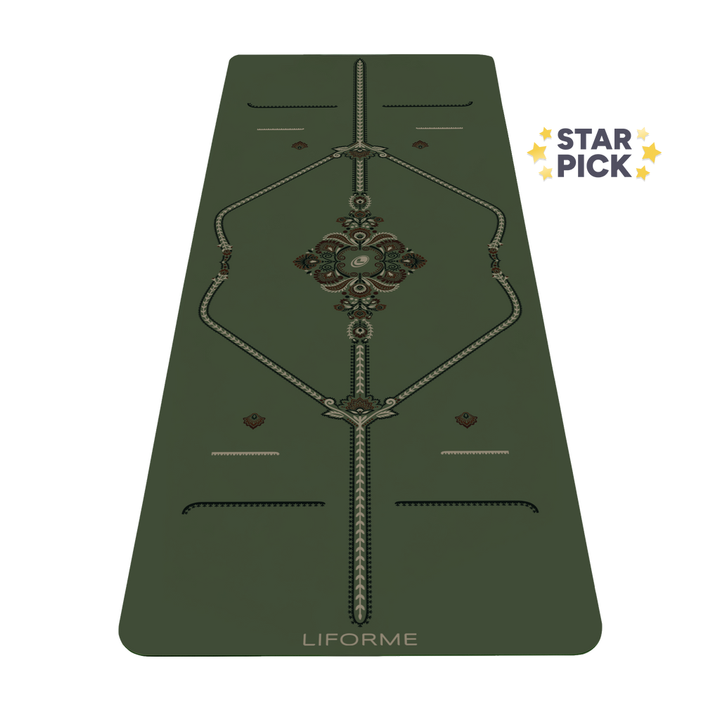 Liforme Deep Forest Mindful Garden Yoga Mat
