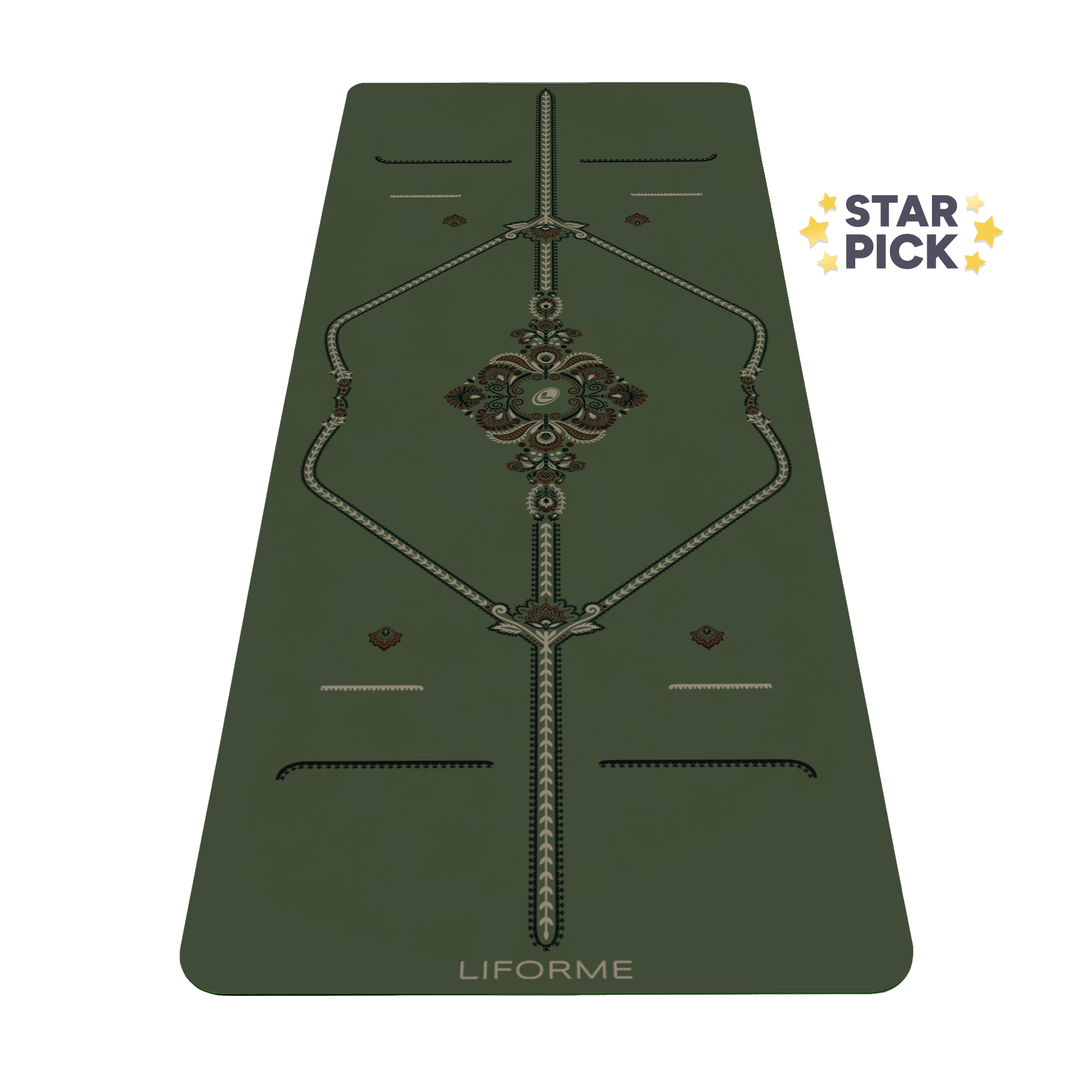 Liforme Deep Forest Mindful Garden Yoga Mat
