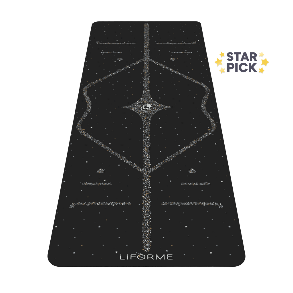 Liforme Magic Galaxy Yoga Mat - Gold & Silver