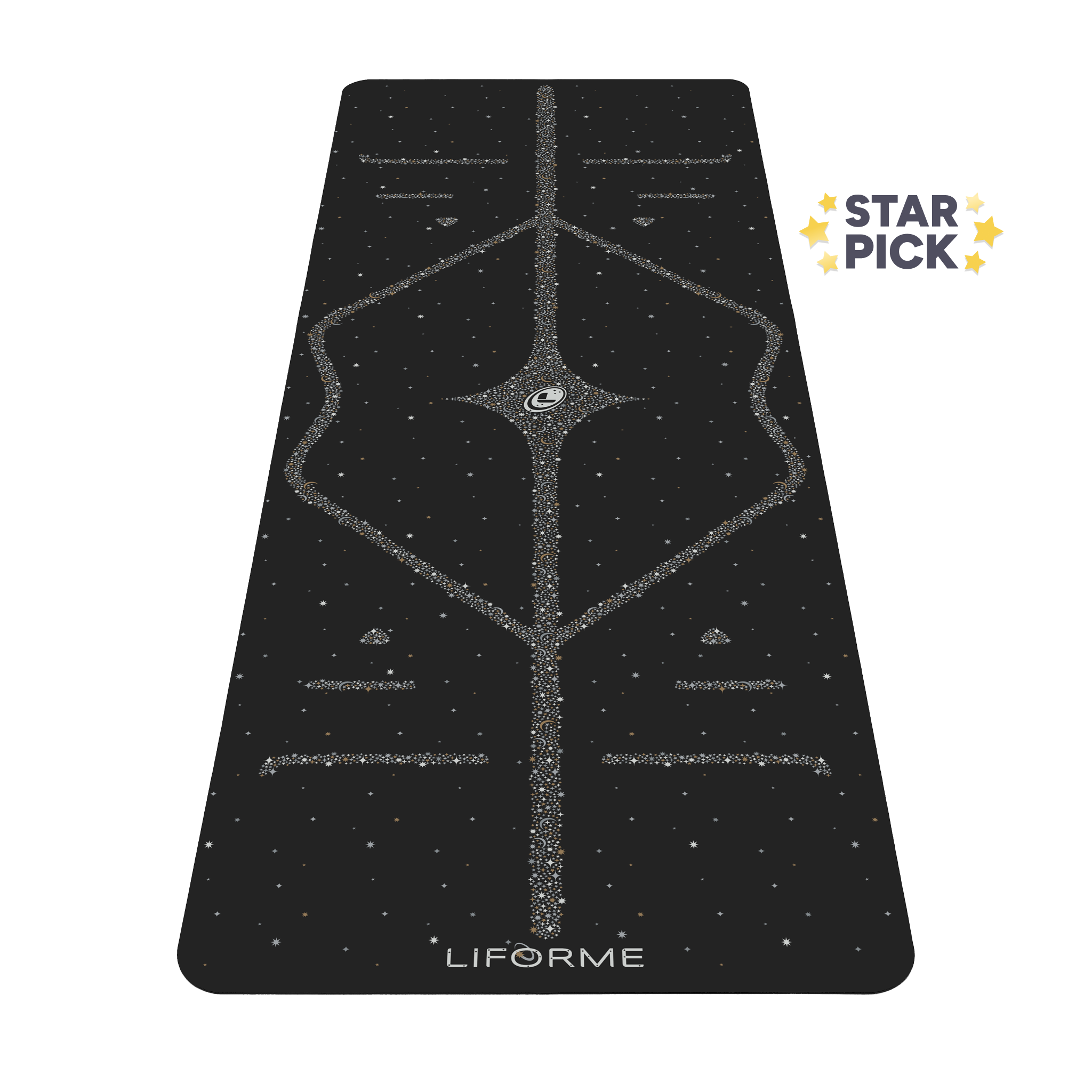 Liforme Magic Galaxy Yoga Mat - Gold & Silver
